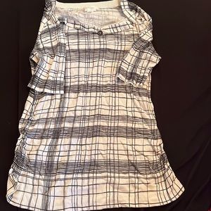 Motherhood dress Size L black and white.